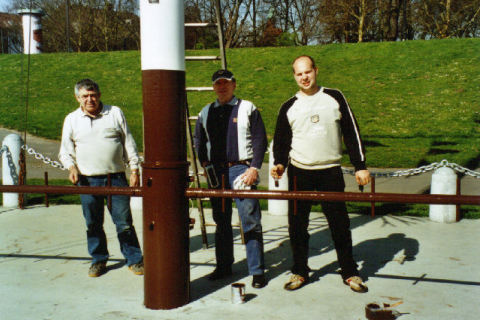 flaggenmast-renovierung